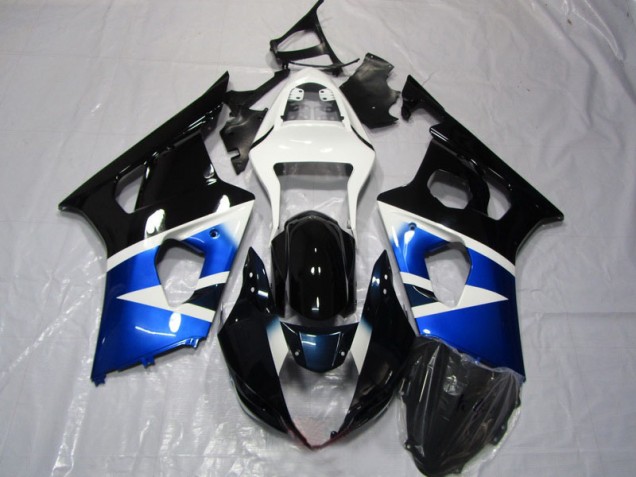Discount 2003-2004 Blue White Suzuki GSXR1000 Replacement Fairings UK