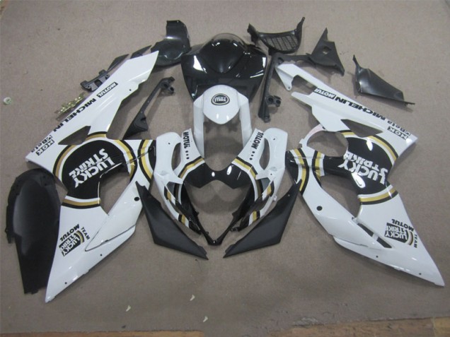 Discount 2005-2006 White Lucky Strike Black Motul Suzuki GSXR1000 Motorcycle Fairing Kit UK Discount 2005-2006 White Lucky Strike Black Motul Suzuki GSXR1000 Motorcycle Fairing Kit UK