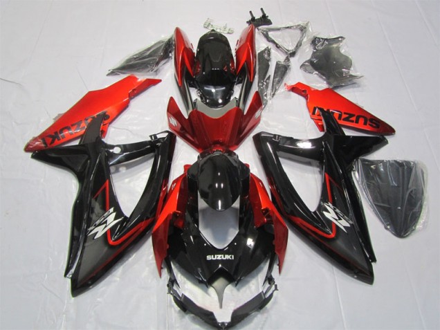 Discount 2007-2008 Black Red Suzuki GSXR1000 Motorbike Fairing UK Discount 2007-2008 Black Red Suzuki GSXR1000 Motorbike Fairing UK