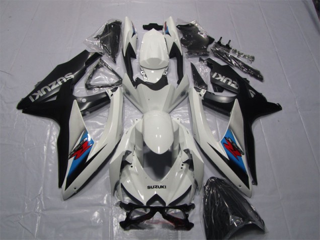 Discount 2007-2008 White Black Suzuki GSXR1000 Motor Bike Fairings UK Discount 2007-2008 White Black Suzuki GSXR1000 Motor Bike Fairings UK