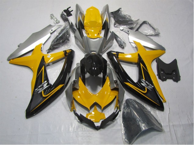 Discount 2007-2008 Yellow Black Suzuki GSXR1000 Replacement Motorcycle Fairings UK Discount 2007-2008 Yellow Black Suzuki GSXR1000 Replacement Motorcycle Fairings UK