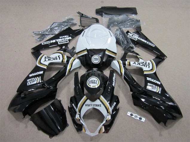 Discount 2007-2008 Black Lucky Strike White Motul Suzuki GSXR1000 Bike Fairing Kit UK Discount 2007-2008 Black Lucky Strike White Motul Suzuki GSXR1000 Bike Fairing Kit UK