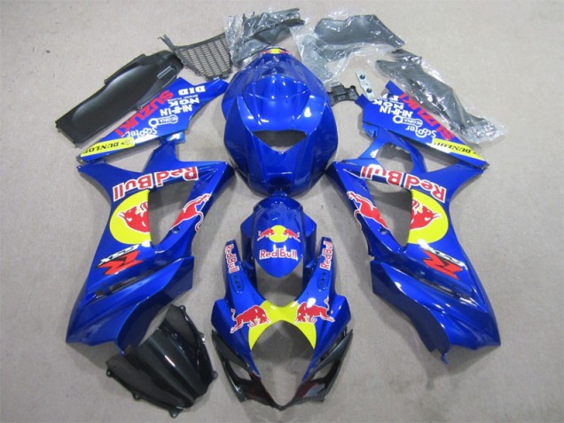 Discount 2007-2008 Blue Red Bull Suzuki GSXR1000 Motorbike Fairing Kits UK Discount 2007-2008 Blue Red Bull Suzuki GSXR1000 Motorbike Fairing Kits UK