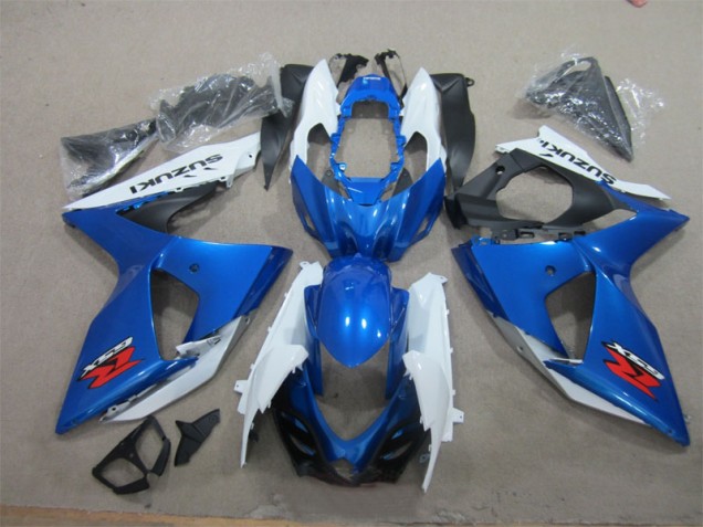 Discount 2009-2016 Blue White Suzuki GSXR1000 Motorcycle Fairings UK Discount 2009-2016 Blue White Suzuki GSXR1000 Motorcycle Fairings UK