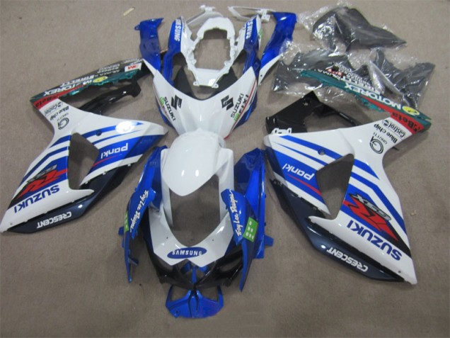 Discount 2009-2016 White Blue Samsung Suzuki GSXR1000 Motorbike Fairings UK Discount 2009-2016 White Blue Samsung Suzuki GSXR1000 Motorbike Fairings UK