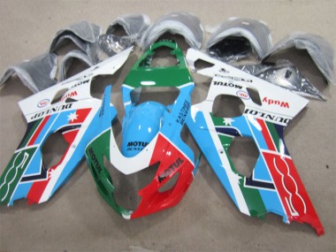 Discount 2001-2003 Blue Green White Motul Suzuki GSXR600 Motorcycle Bodywork UK