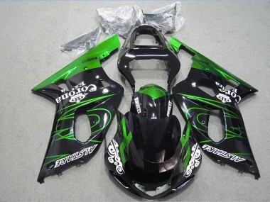 Discount 2001-2003 Black Green Corona Extra Suzuki GSXR600 Motorcycle Fairing Kits UK