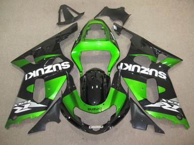 Discount 2001-2003 Black Green Suzuki GSXR600 Motorbike Fairing UK