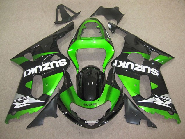 Discount 2001-2003 Black Green Suzuki GSXR600 Motorbike Fairing UK Discount 2001-2003 Black Green Suzuki GSXR600 Motorbike Fairing UK