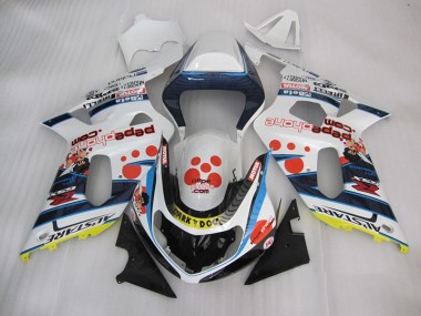 Discount 2001-2003 White Blue Dark Dog Suzuki GSXR600 Bike Fairings UK