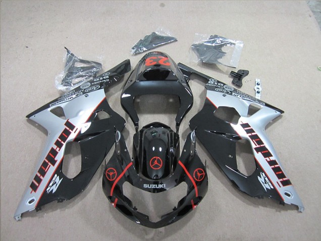 Discount 2001-2003 Black Red 23 Suzuki GSXR600 Bike Fairing Kit UK Discount 2001-2003 Black Red 23 Suzuki GSXR600 Bike Fairing Kit UK