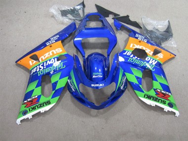 Discount 2001-2003 Blue Green Telefumia Movistar Suzuki GSXR600 Motorcycle Bodywork UK