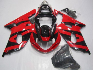 Discount 2001-2003 Black Red Suzuki GSXR600 Motorbike Fairing UK