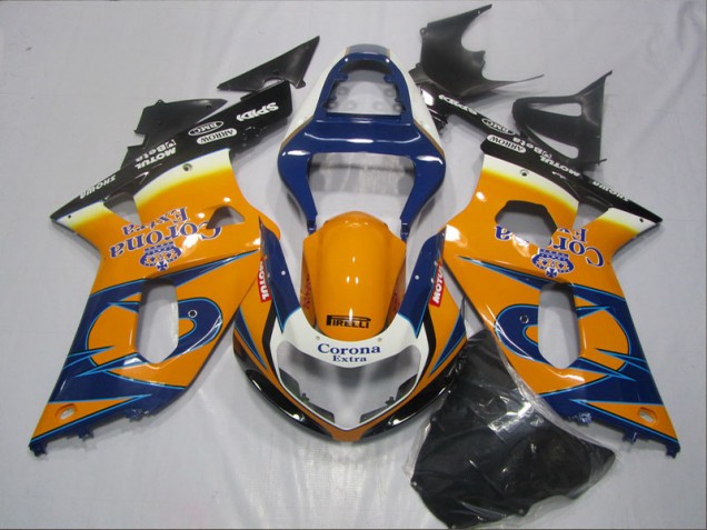 Discount 2001-2003 Blue Orange Corona Extra Suzuki GSXR600 Bike Fairing UK Discount 2001-2003 Blue Orange Corona Extra Suzuki GSXR600 Bike Fairing UK
