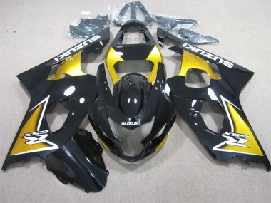 Discount 2004-2005 Black Yellow Suzuki GSXR600 Motorcycle Replacement Fairings UK