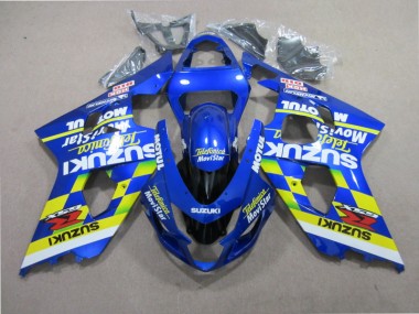 Discount 2004-2005 Blue Telefumia Movistar Suzuki GSXR600 Motorbike Fairings UK