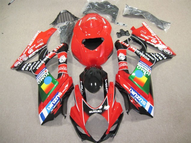Discount 2004-2005 Red Black Suzuki GSXR600 Motorcycle Fairing Kit UK Discount 2004-2005 Red Black Suzuki GSXR600 Motorcycle Fairing Kit UK