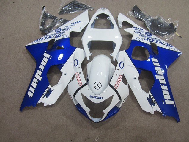 Discount 2004-2005 White Blue Motul Suzuki GSXR600 Motorbike Fairing UK Discount 2004-2005 White Blue Motul Suzuki GSXR600 Motorbike Fairing UK