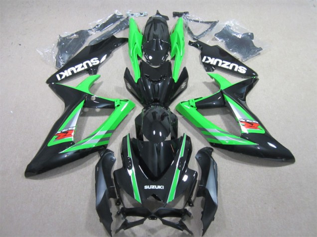 Discount 2006-2007 Black Green Suzuki GSXR600 Bike Fairings UK Discount 2006-2007 Black Green Suzuki GSXR600 Bike Fairings UK