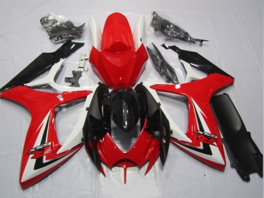 Discount 2006-2007 Black Red Suzuki GSXR600 Replacement Motorcycle Fairings UK