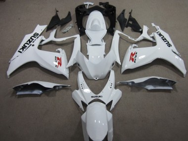 Discount 2006-2007 White Suzuki GSXR600 Motorcyle Fairings UK