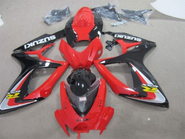 Discount 2006-2007 Red Black Suzuki GSXR600 Replacement Fairings UK