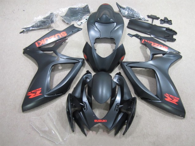 Discount 2006-2007 Black Red Decal Suzuki GSXR600 Motorcycle Fairing UK