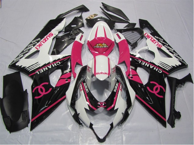 Discount 2006-2007 Pink Chanel Suzuki GSXR600 Bike Fairings UK Discount 2006-2007 Pink Chanel Suzuki GSXR600 Bike Fairings UK