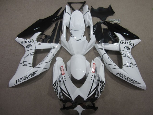 Discount 2008-2010 White Black Corona Extra Motul Suzuki GSXR600 Motorbike Fairing UK Discount 2008-2010 White Black Corona Extra Motul Suzuki GSXR600 Motorbike Fairing UK