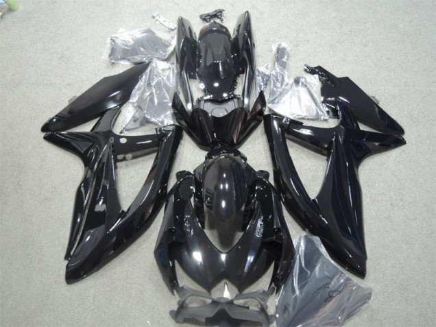 Discount 2008-2010 Black Suzuki GSXR600 Motorcycle Fairings Kits UK