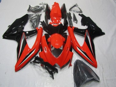 Discount 2008-2010 Red Black Suzuki GSXR600 Moto Fairings UK
