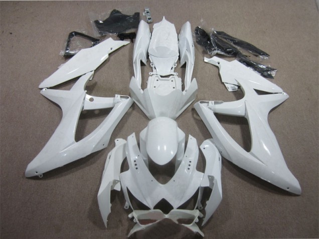 Discount 2008-2010 White Suzuki GSXR600 Motorcycle Fairing Kit UK Discount 2008-2010 White Suzuki GSXR600 Motorcycle Fairing Kit UK