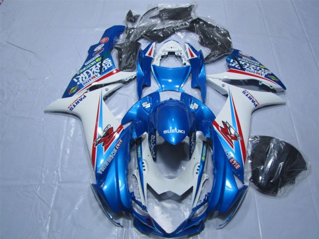 Discount 2011-2021 Blue White Suzuki GSXR600 Replacement Motorcycle Fairings UK Discount 2011-2021 Blue White Suzuki GSXR600 Replacement Motorcycle Fairings UK