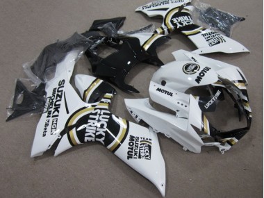 Discount 2011-2021 White Lucky Strike Black Motul Suzuki GSXR600 Motor Fairings UK