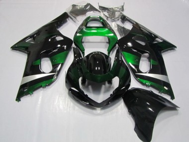 Discount 2001-2003 Black Green Suzuki GSXR750 Motorcycle Fairing UK