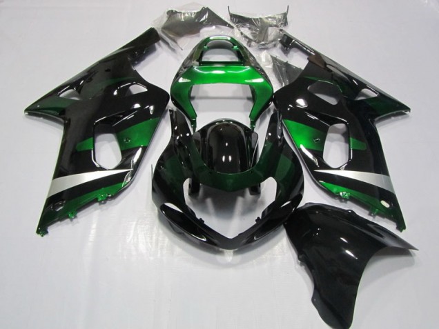 Discount 2001-2003 Black Green Suzuki GSXR750 Motorcycle Fairing UK Discount 2001-2003 Black Green Suzuki GSXR750 Motorcycle Fairing UK