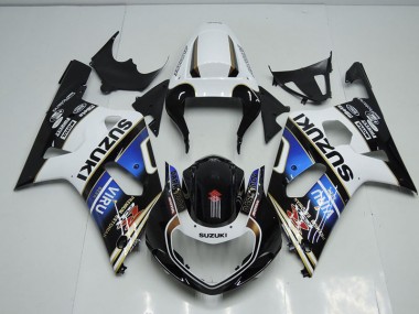 Discount 2001-2003 Black White Blue Viru Suzuki GSXR750 Bike Fairings UK