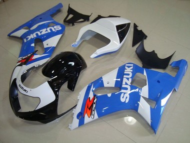 Discount 2001-2003 Blue White Suzuki GSXR750 Bike Fairings UK