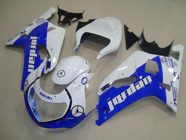 Discount 2001-2003 Blue White Jordan Suzuki GSXR750 Motorcycle Bodywork UK
