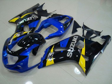 Discount 2001-2003 Blue Black Suzuki GSXR750 Motorbike Fairing Kits UK