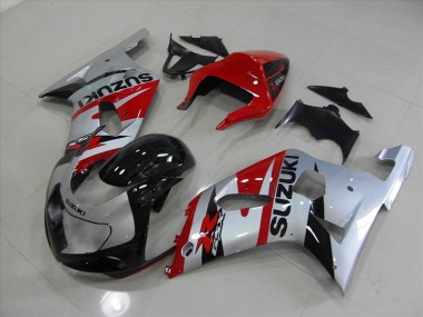 Discount 2001-2003 Black Red Suzuki GSXR750 Moto Fairings UK