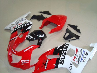 Discount 2001-2003 Red White Motul Suzuki GSXR750 Motorcycle Replacement Fairings UK