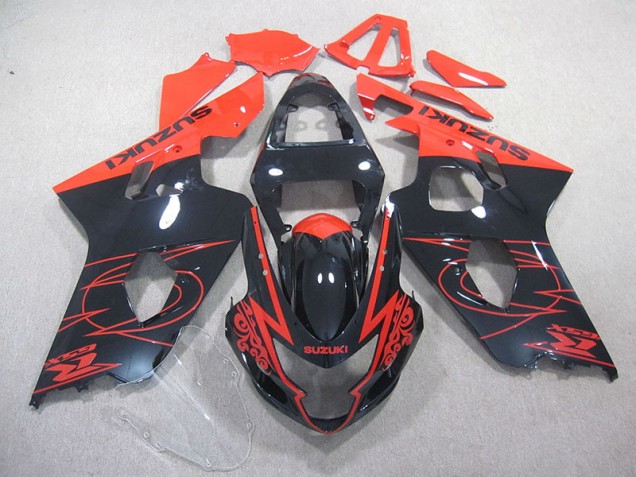 Discount 2004-2005 Red Black Suzuki GSXR750 Motorcycle Fairings UK Discount 2004-2005 Red Black Suzuki GSXR750 Motorcycle Fairings UK