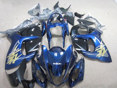 Discount 2008-2019 Blue White Gold Decal Suzuki GSXR1300 Hayabusa Motorbike Fairing UK