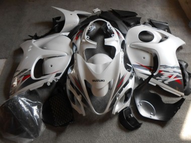 Discount 2008-2019 White Black Suzuki GSXR1300 Hayabusa Motorcycle Fairings Kits UK