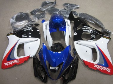 Discount 2008-2019 White Blue Makita Suzuki GSXR1300 Hayabusa Moto Fairings UK