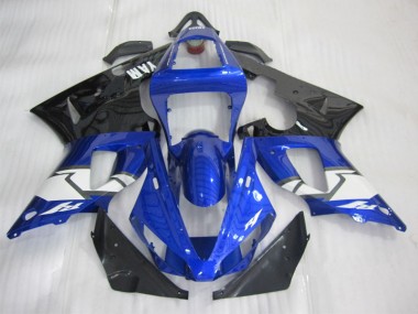 Discount 2000-2001 Blue Black White Yamaha YZF R1 Motorcycle Fairing UK