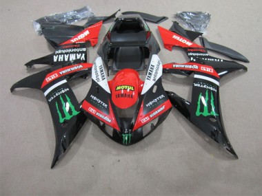 Discount 2002-2003 Black Red Motul Yamaha YZF R1 Bike Fairings UK
