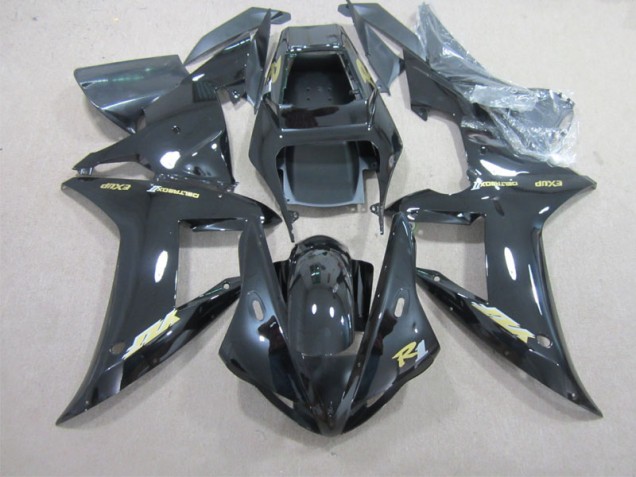 Discount 2002-2003 Black with Gold Decal Yamaha YZF R1 Motorbike Fairing UK Discount 2002-2003 Black with Gold Decal Yamaha YZF R1 Motorbike Fairing UK