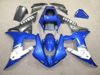 Discount 2002-2003 Blue White Yamaha YZF R1 Bike Fairing Kit UK